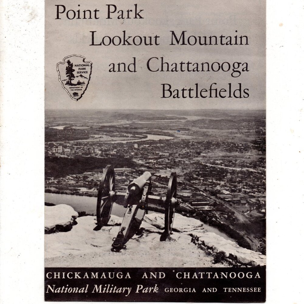 Vintage (1961) National Park  Civil War Battlefied Guide Pamphlet & Advert